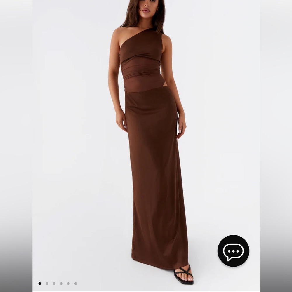 Peppermayo brown maxi dress